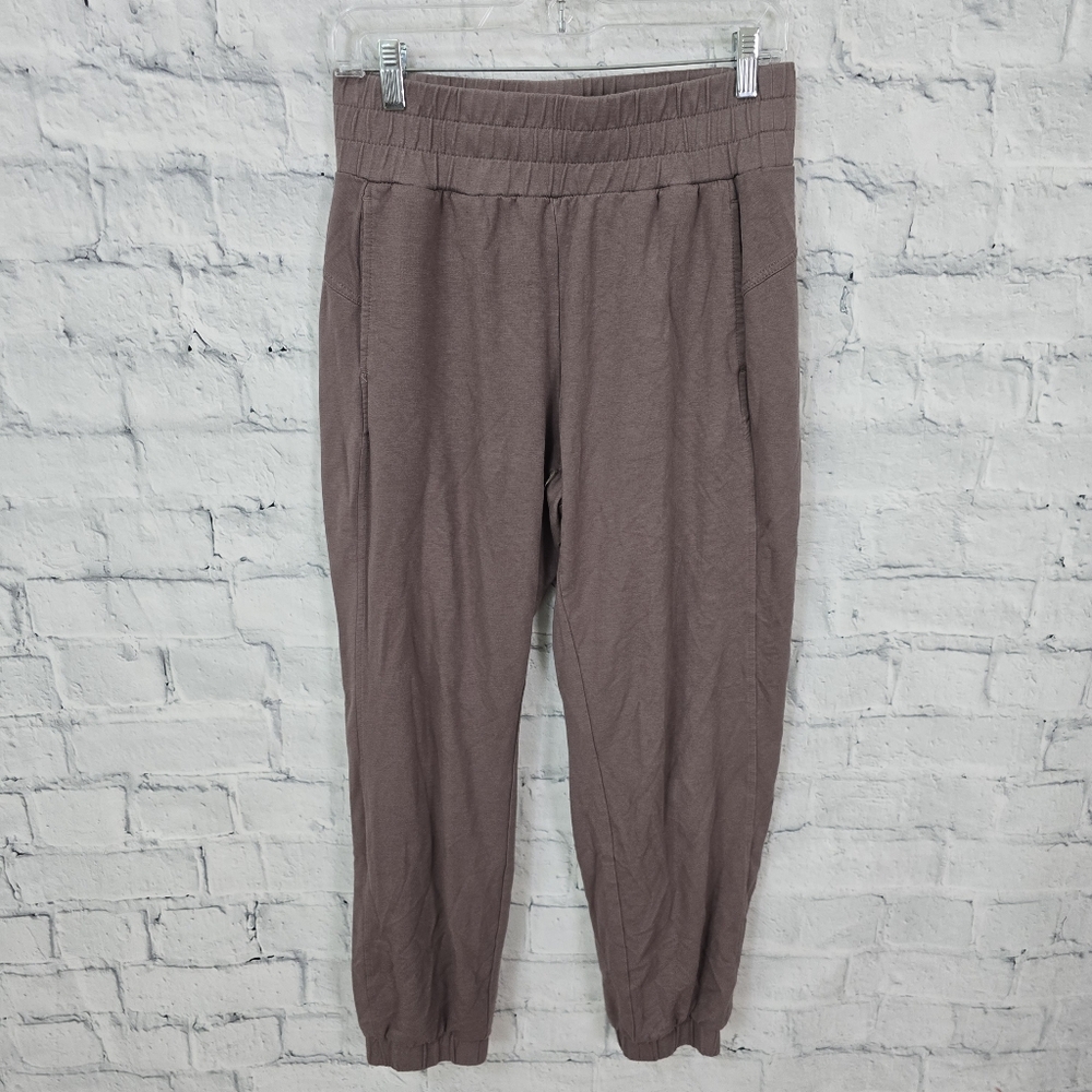 J lab jogger pants Sz M neutral pockets stretchy athletic A9